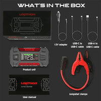 LOKITHOR J2500 Jump Starter with LiFePO4 Safety Battery 2500Amp Lokithor