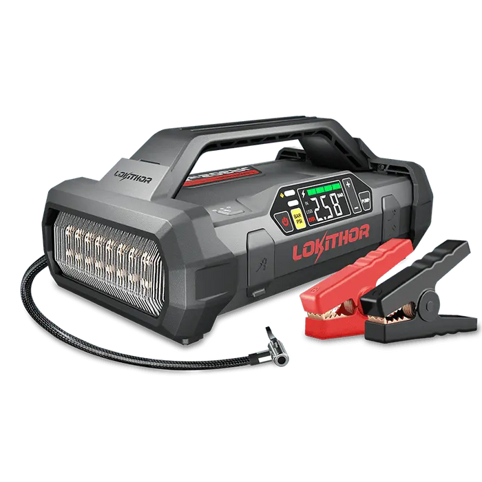 LOKITHOR JA302 Jump Starter with Air Compressor 2500Amp Lokithor