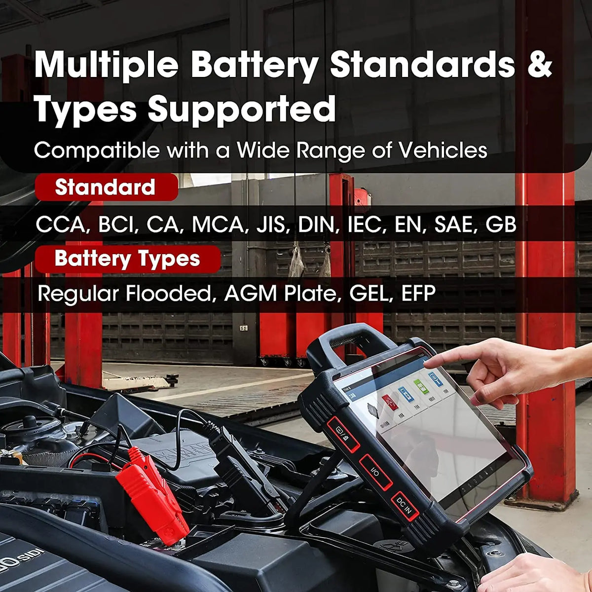 Car Battery Load Tester Auto Alternator Analyzer