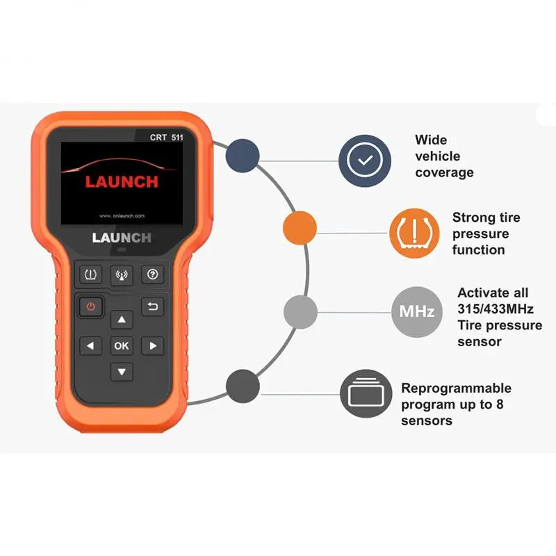 NCH CRT511 Tire Pressure Monitor System Activation Diagnostic Tool