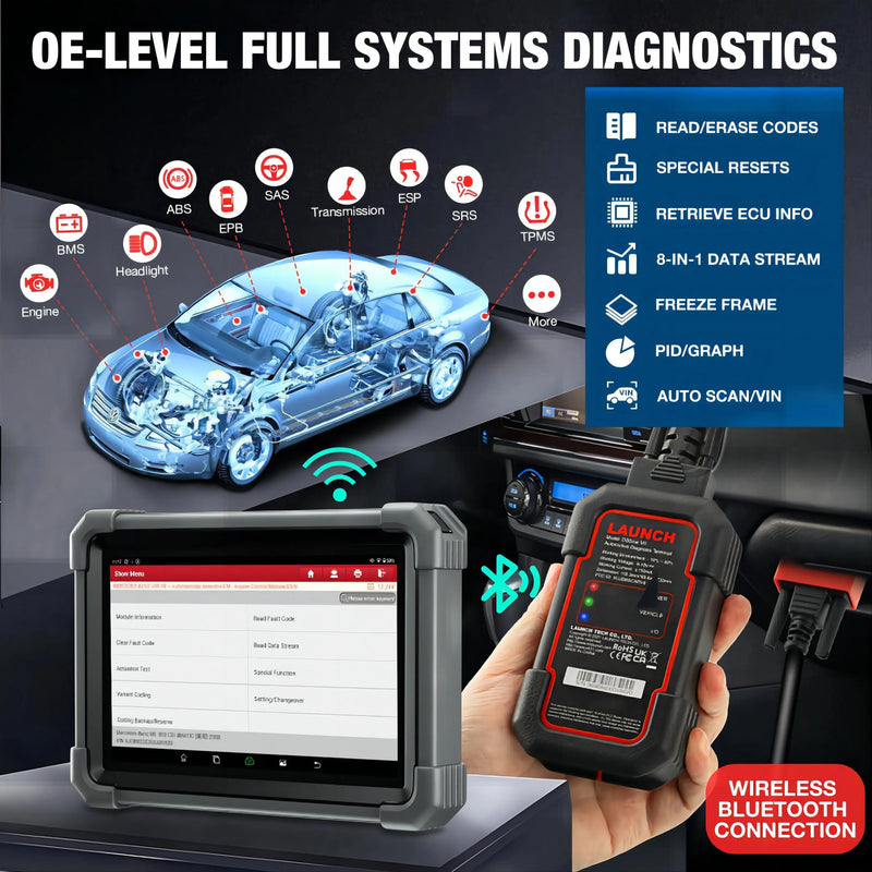 Launch X-431 IMMO PRO Complete Key Programming & Diagnostic Solution Launch