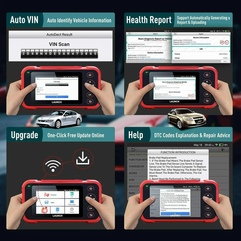 OBD2 Car Diagnostic scan Tool Launch CRP233