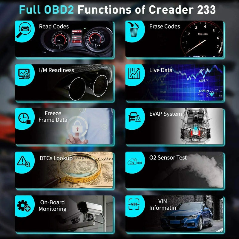 OBD2 Car Diagnostic scan Tool Launch CRP233