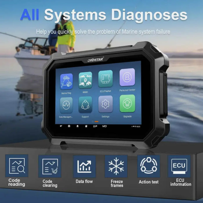 OBDSTAR D800 A+B+C+D Full Configuration for Marine Intelligent Diagnostic Tool Obdstar