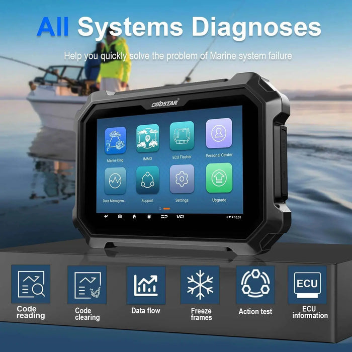 OBDSTAR D800 B Diagnostic Tool for Marine - FairTools