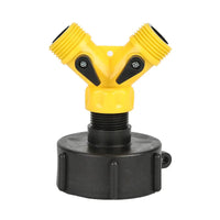 Plastic Threaded house coupling 2 way 3/4  Garden Hose Connector - FairTools Plastic Threaded house coupling 2 way 3/4  Garden Hose Connector