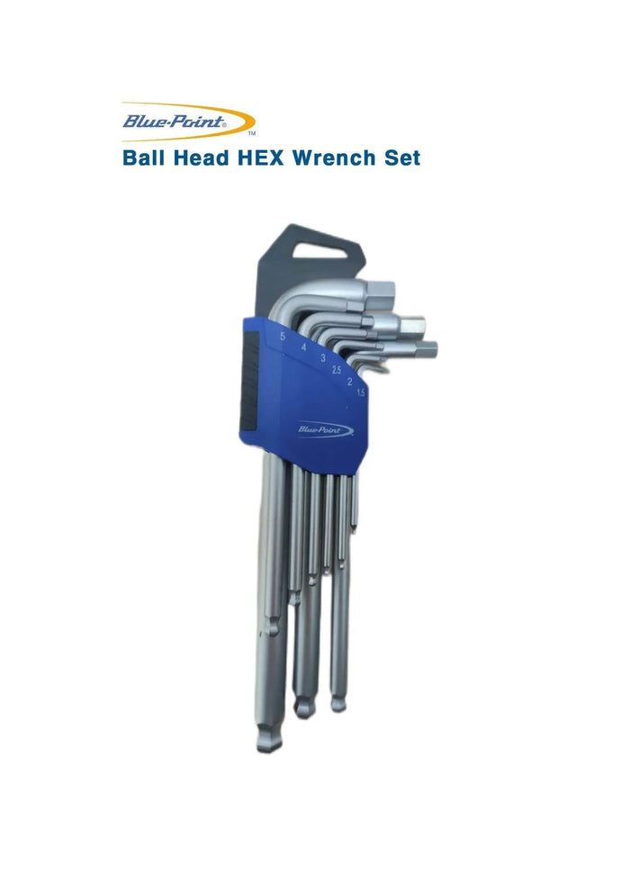 Blue-Point BLPC9LBHKSP Ball Head HEX Wrench Set / Snap-on Group Maintenance Hex Tool BluePoint