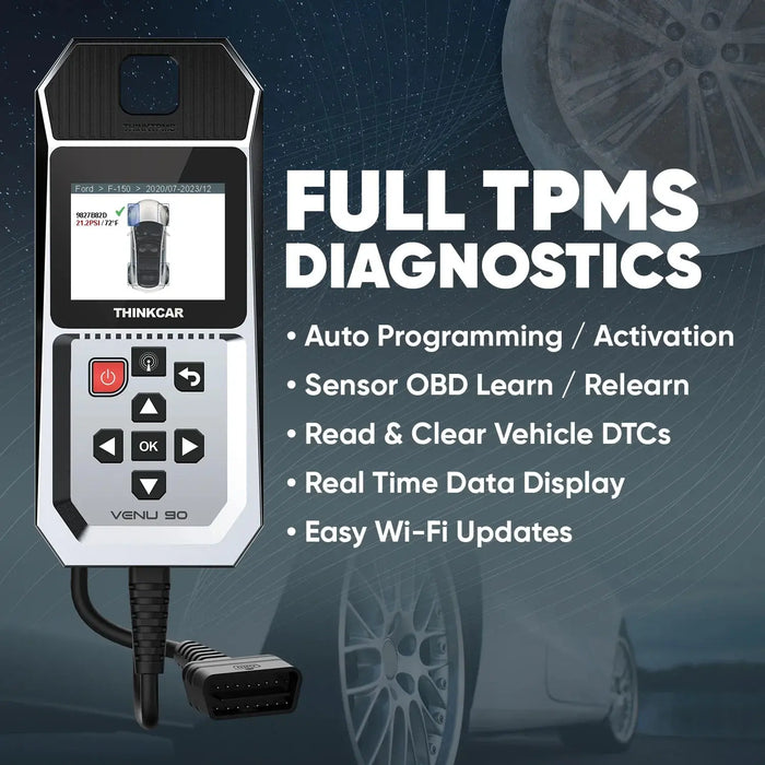 THINKCAR VENU 90 - TPMS ACTIVATION DIAGNOSTIC TOOL, INCLUDES 4 FREE SENSORS Thinkcar