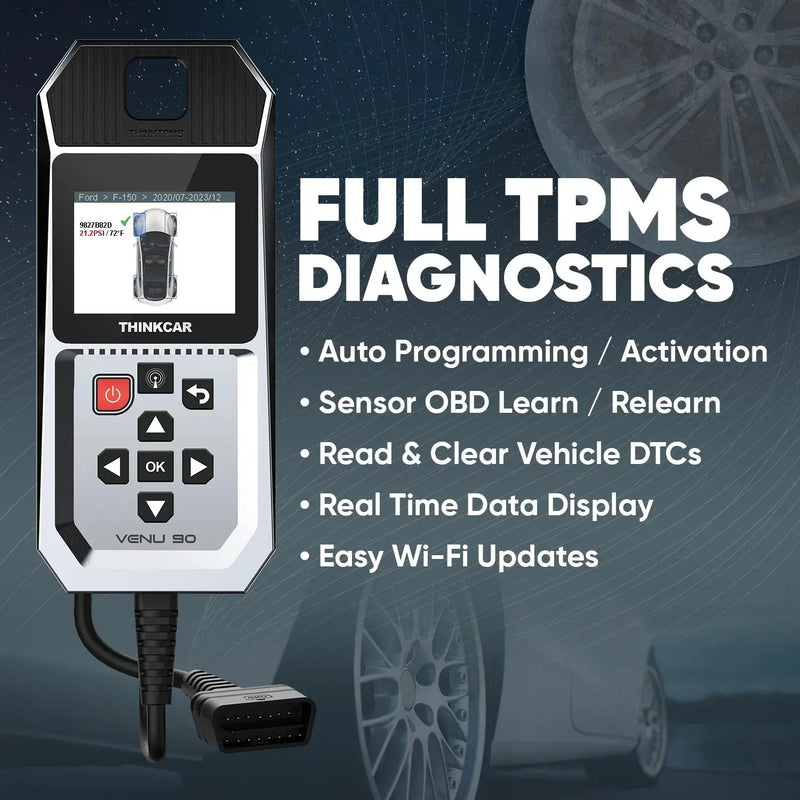 THINKCAR VENU 90 - TPMS ACTIVATION DIAGNOSTIC TOOL, INCLUDES 4 FREE SENSORS Thinkcar