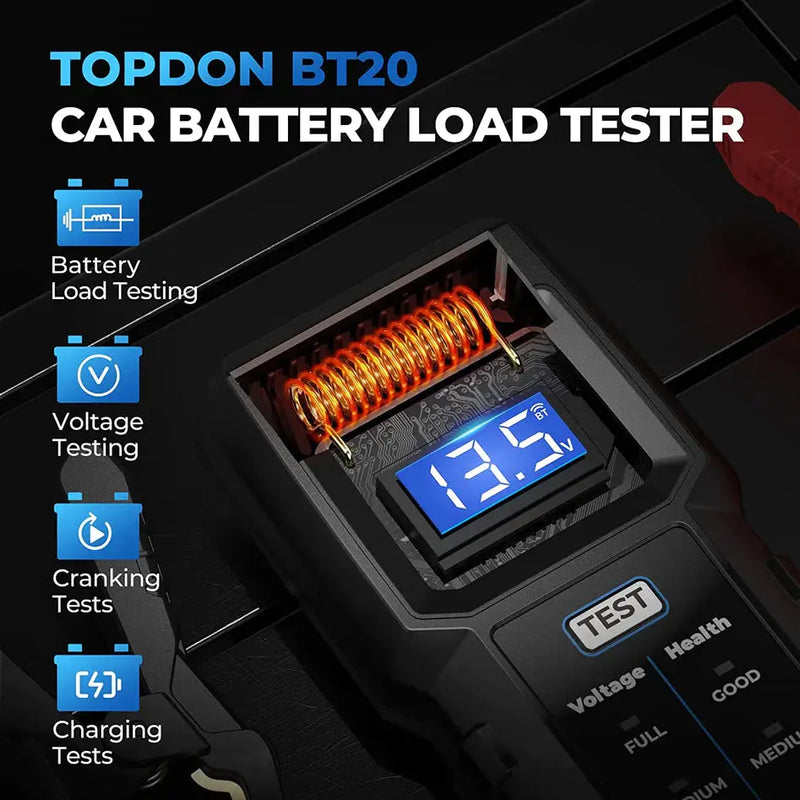 TOPDON BT20 12V BATTERY TESTER Topdon