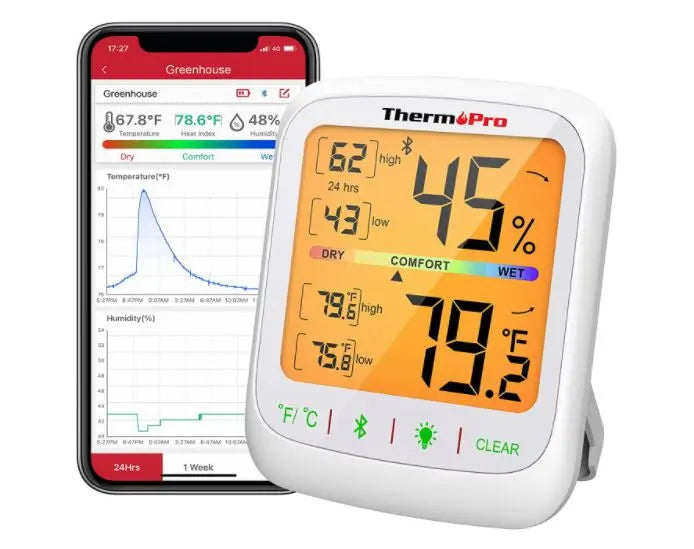 ThermoPro TP359 Bluetooth Hygrometer Thermometer - FairTools ThermoPro TP359 Bluetooth Hygrometer Thermometer