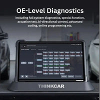 Thinkcar Expert 399 14" Diagnostic Scan Tool, AI Technology, Dual Diagnostics, 12/24V, EV Vehicles Thinkcar