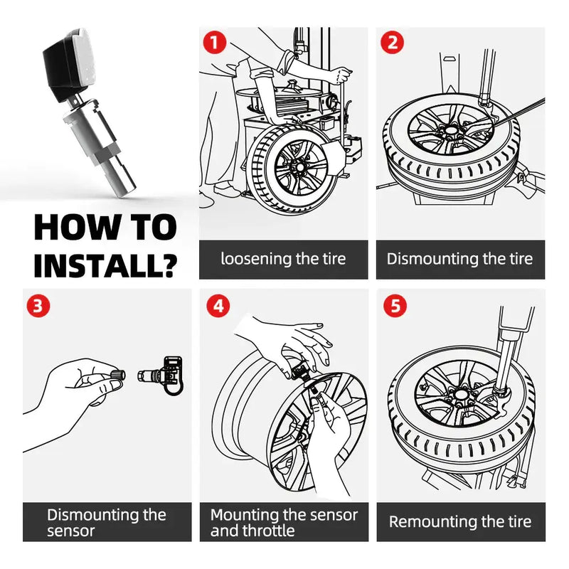 Thinkcar ThinkTPMS S1 Universal TPMS Tire Pressure Sensor - FairTools