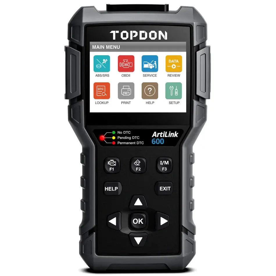 Topdon Artilink600 AL600 Car Engine ABS SRS OBD2 DTC Fault Code Reader Scanner Topdon