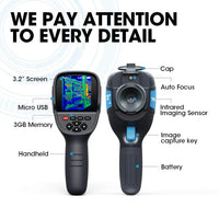 Topdon ITC629 Handheld Pocket Professional Thermal Infrared Camera - FairTools Topdon ITC629 Handheld Pocket Professional Thermal Infrared Camera