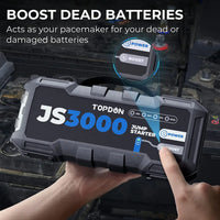 Topdon Jump Surge 3000 Jump Starter 3000a, Power Bank 2500a Peak Topdon