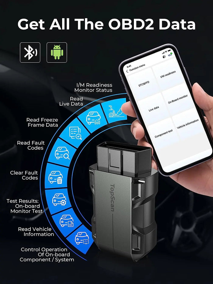 Topdon TopScan OBD2 Full System Diagnose Scanner