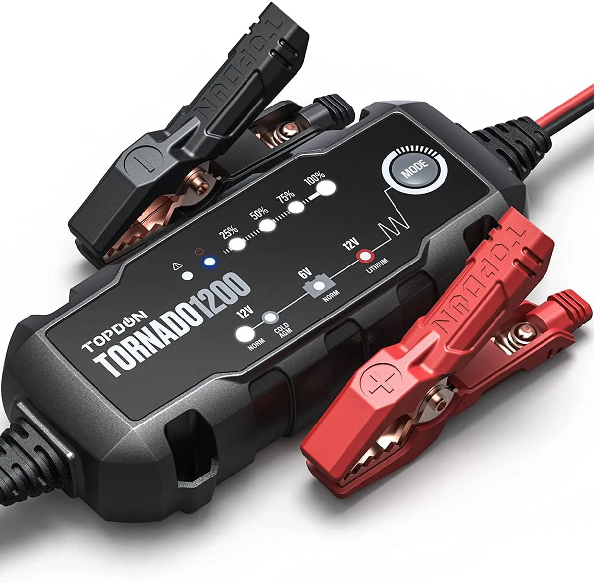 Topdon Tornado T1200 Car Battery Trickle Charger Topdon