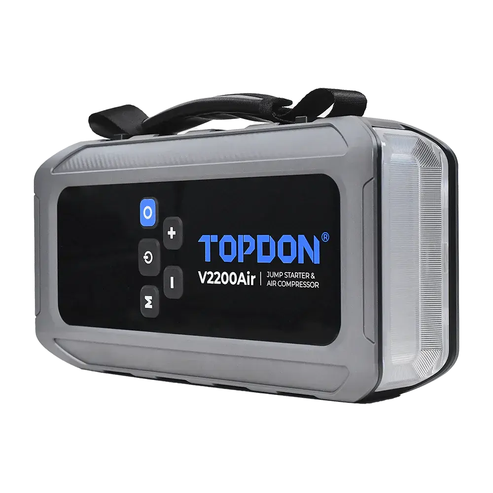 Topdon V2200AIR 2200A Vehicle Jump Stater, Tyre Inflater, Power Bank Topdon