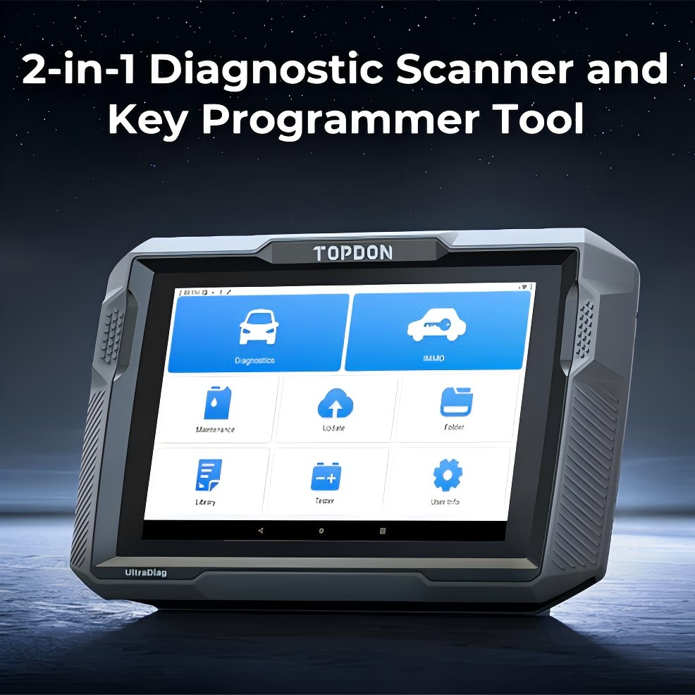 Topdon UltraDiag 2-IN-I Diagnostic Scanner Key Programmer