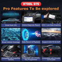 XTOOL D7S Automotive Diagnostic Scanner, Bidirectional Scan Tool, Support DoIP & CAN FD - FairTools