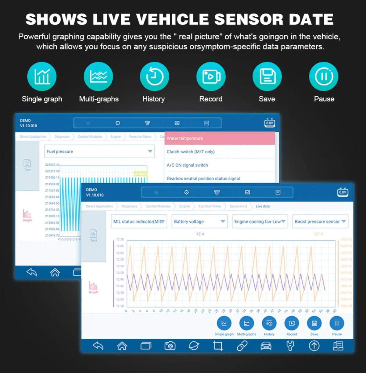 XTOOL PS80 OBD2 Full System Diagnostic car scan tool