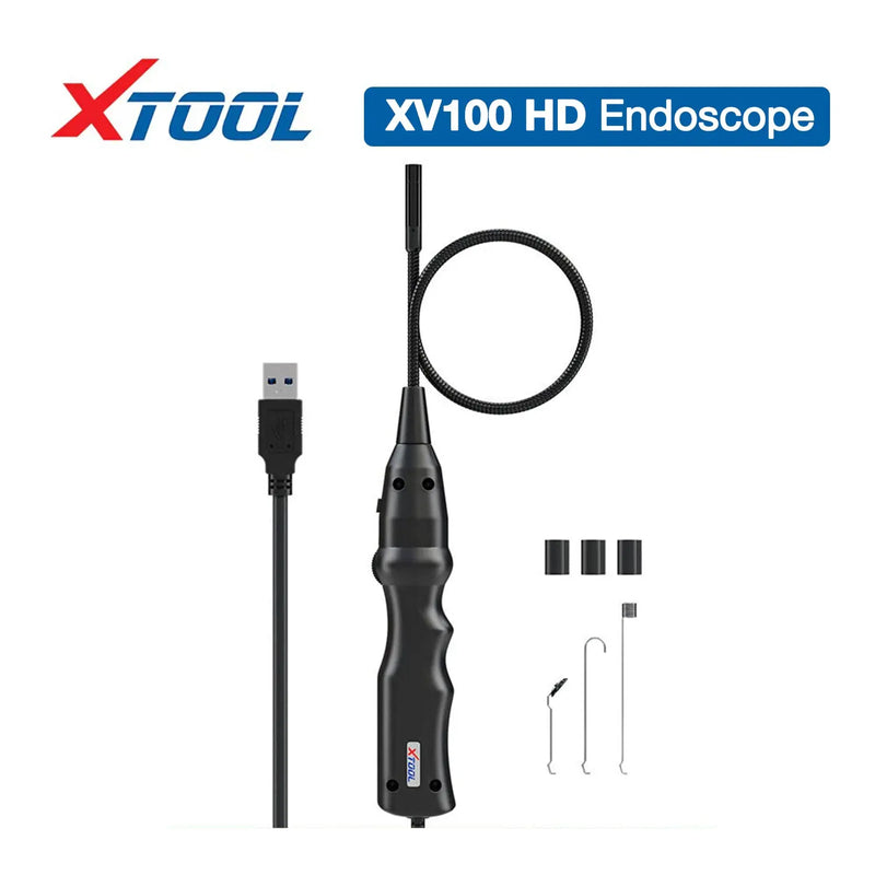 XTOOL XV100 HD Flexible Snake Inspection Videoscope Connect With XTOOL Tablet USB 3.0 - FairTools