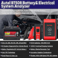 Autel Battery Tester MaxiBAS BT508 Update of BT506,Autel MaxiBAS BT508 for iOS and Android Devices FairTools