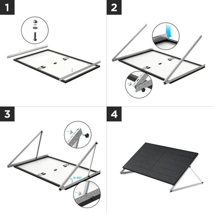 EcoFlow 50" Tilt Mount Bracket -Fairtools