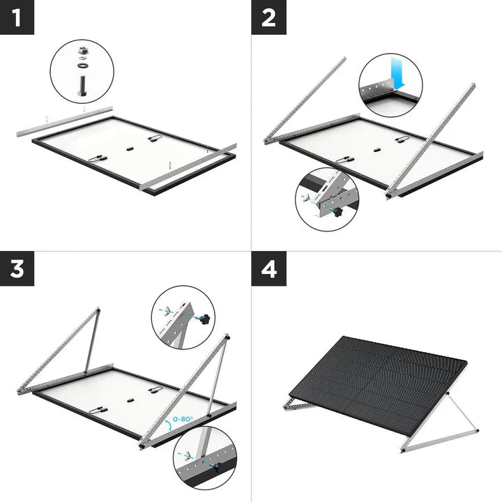 EcoFlow 50" Tilt Mount Bracket -Fairtools