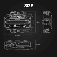 LOKITHOR J3250 Pro Jump Starter 3250Amp with 100W Two-Way Fast Charging Lokithor