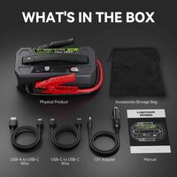 LOKITHOR J3250 Pro Jump Starter 3250Amp with 100W Two-Way Fast Charging Lokithor