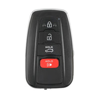 AUTEL IKEYTY8A4AL Toyota Style 4 Buttons Smart Key Lock, Unlock, Trunk, Panic 5Pcs/Set Autel