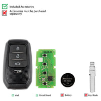Xhorse XSTO01EN Smart Remote Key Toyota XM38 4D 8A 4A All in One 4 Buttons Key
