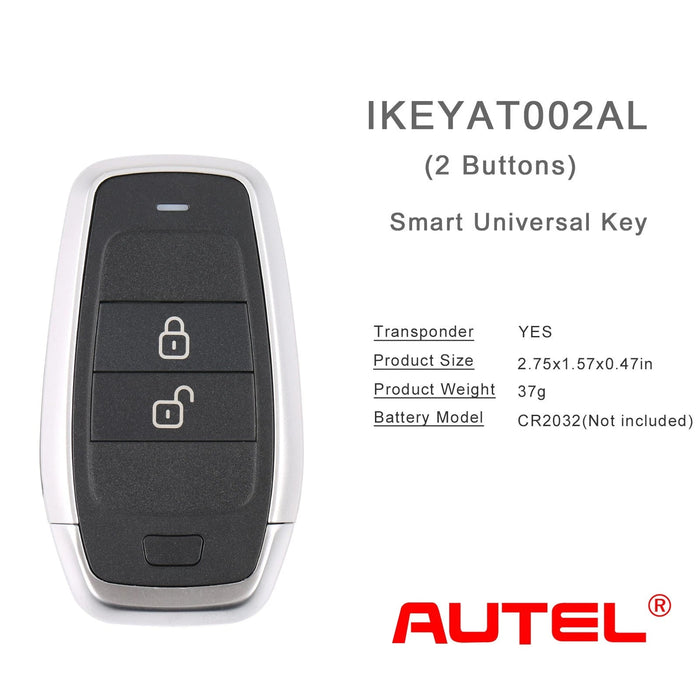 AUTEL IKEYAT002AL 2 Buttons Independent Universal Smart Key 5Pcs/set Autel