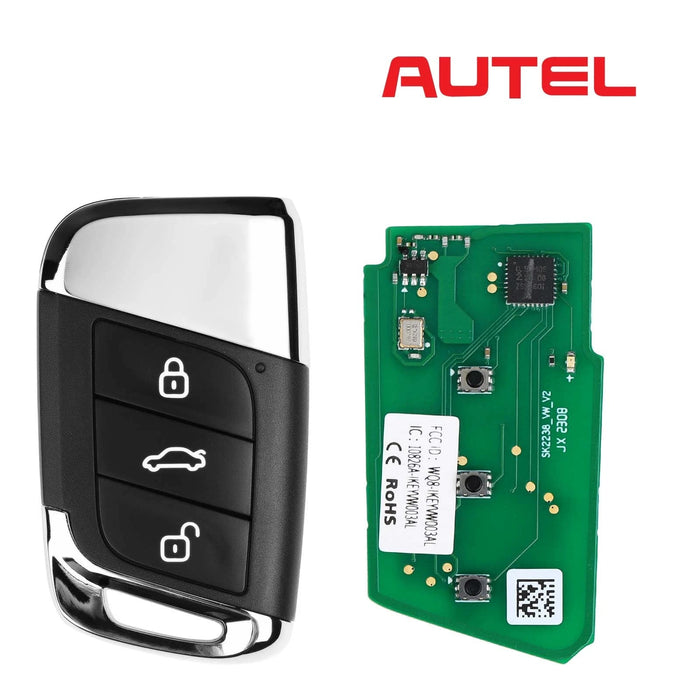 Autel IKEYVW003AL 3 Buttons Universal Smart Key 315/433 MHz 5Pcs/Set FairTools