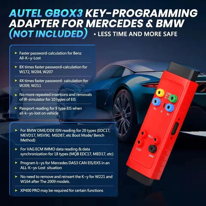 Autel G BOX3 G-Box3 for Benz BMW All Keys Lost FairTools