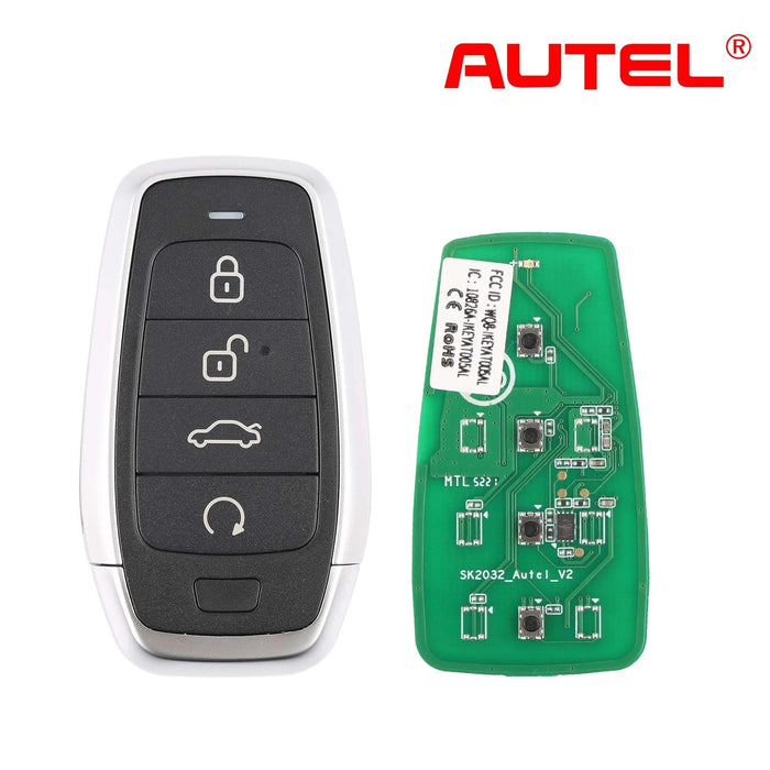 AUTEL IKEYAT004EL 4 Buttons Independent Universal Smart Key 5Pcs/Set Autel