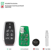 AUTEL IKEYAT007AL 7 Buttons Independent Universal Smart Key 5Pcs/Set FairTools