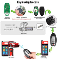 AUTEL IKEYNS005AL Nissan 5 Buttons Universal Smart Key 5Pcs/Set FairTools