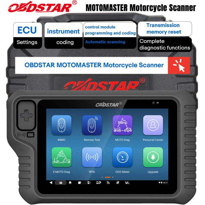 OBDSTAR MOTOMASTER STD Version Motorcycle Scanner Upgraded Version of MS80