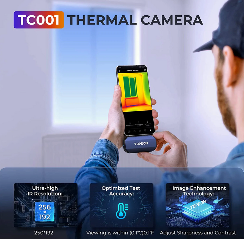 Topdon TCView TC001 Thermal imaging Camera (Android)