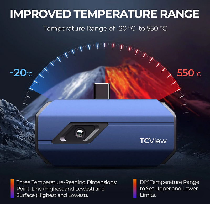 Topdon TCView TC001 Thermal imaging Camera (Android)